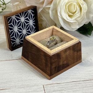 กล่องใส่เครื่องประดับกล่องเครื่องสำอางทำจากไม้ขัดเงาดีไซน์หรูหราสำหรับตกแต่งคริสต์มาส - Product Image 2