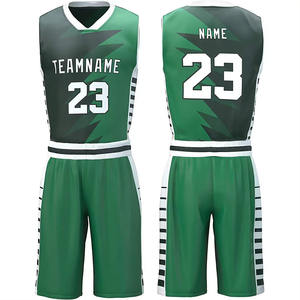 Uniformes de Baloncesto Antibacterianos de Poliéster 100% con Logotipo Personalizado, Nombre y Número del Equipo Personalizados, Gran Venta - Product Image 1