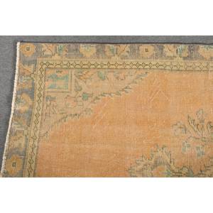 พรมสีเหลืองสีเขียวแบบชนบทขนาด4,8X8,9ฟุตพรมตุรกีทำด้วยมือ - Product Image 3