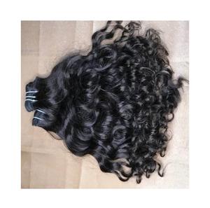 Extensions de cheveux vierges bruts cambodgiens à ondulation naturelle, double trame, non traités, vente en gros, cheveux humains vierges, cuticules alignées - Product Image 3