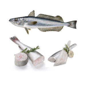 Vente à prix réduit sur le merlu frais congelé poisson entier et filet d'eau conservée en vrac emballé avec motif en morceaux et partie grasse - Product Image 5