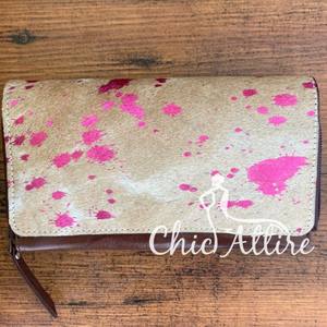 Nuevo diseño occidental en relieve Animal estampado piel cuero carteras elegante hecho a mano tallado cuero teléfono casos lujo mujeres embragues - Product Image 1