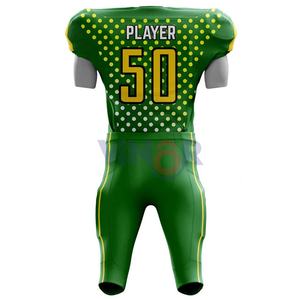 Maillots de football américain pour jeunes sur mesure Nouveau design avec nom et numéro de joueur imprimés Uniforme de football américain personnalisé - Product Image 3