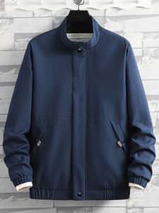 Chaqueta holgada con diseño de logotipo personalizado OEM, ropa informal de marca de moda, chaqueta cortavientos - Product Image 6