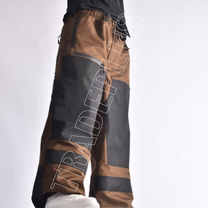 Pantalones de entrenamiento deportivos transpirables de talla grande para hombre, monos informales a prueba de viento con estampado de logotipo personalizado y bolsillo, venta al por mayor - Product Image 2