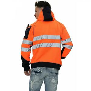 2025 Meilleure vente léger imperméable réfléchissant vêtements de travail à capuche Protection de sécurité OEM sécurité vêtements de travail veste - Product Image 4