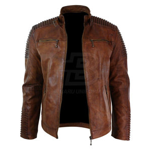 Veste de moto en cuir respirante, design personnalisé OEM, style course automobile, haute qualité - Product Image 2