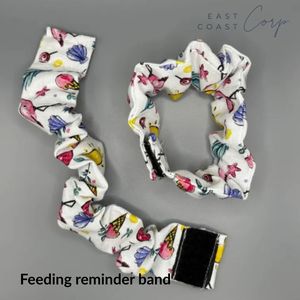 Chouchou d'allaitement et ce côté suivant Bracelet tissu de coton imprimé d'été pour maman et bébé âgés de 0 à 12 mois - Product Image 3