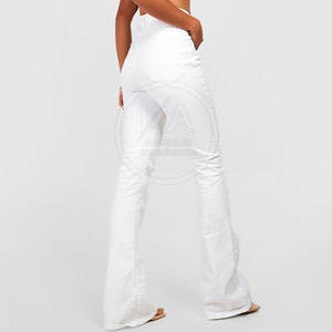 Pantalones Vaqueros de mujer de etiqueta privada a la venta pantalones vaqueros de mujer de color liso pantalones vaqueros con múltiples bolsillos - Product Image 2