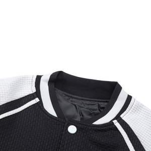 Vestes Versity College de grande taille pour hommes vestes universitaires vierges en gros veste universitaire Letterman unie avec logo personnalisé pour hommes - Product Image 4