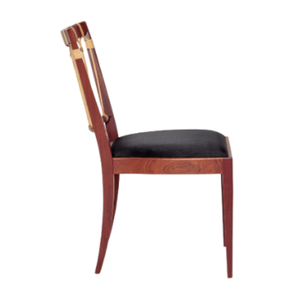 Sillas de comedor sin brazos de estilo japonés con asiento trasero de mimbre de ratán y cojín suave sillas de comedor de madera para el hogar muebles de restaurante - Product Image 4