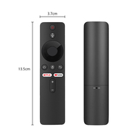 Remote Kontrol Suara BT5.0 ATV3 Mini dengan Kode Bergulir 4 Tombol Jangkauan 10m untuk Kotak TV Q3/Q5/Q10/Lemon - Logo Kustom OEM