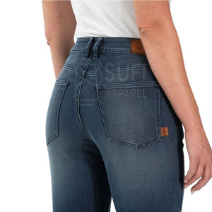 Pantalones Vaqueros Casuales de Invierno para Mujer, de Alta Calidad, de Color Sólido, 100% Algodón, Ecológicos, Transpirables, Más Vendidos para Adultos - Product Image 4
