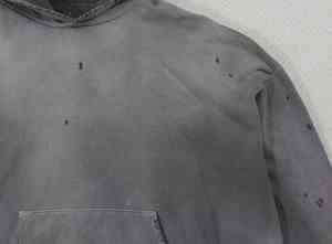 Offre Spéciale personnalisé en détresse lavé à l'acide 100% sweats à capuche en coton de haute qualité pour hommes OEM tenue décontracté Boxy Fit lavé à l'acide hommes sweats à capuche - Product Image 3