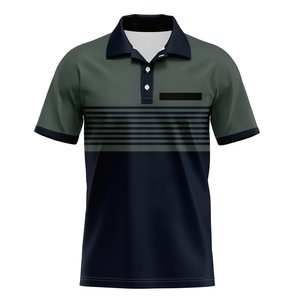 2024 été respirant séchage rapide coton Polo Logo personnalisé imprimé broderie longue vente en gros blanc sport Golf Polo - Product Image 2