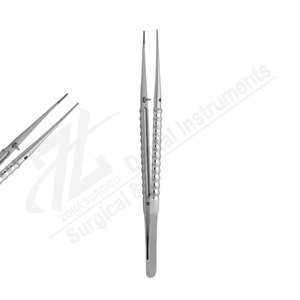Pinzas Anatómicas Micro de 0.8mm de Acero Inoxidable para Uso Dental Profesional, Punta Fina Manual, Punta Recta, Pakistán - Product Image 1