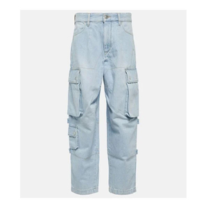Pantalon cargo femme OEM, coupe décontractée personnalisée, tissu durable en mélange de coton avec poches utilitaires pour un usage quotidien et les activités de plein air - Product Image 3