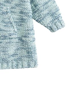 Suéter de Punto con Capucha Azul para Mujer, Jersey Holgado de Manga Larga para Invierno, Tejido Grueso, Cálido y Acogedor, Estilo Casual Urbano, Talla Grande - Product Image 5