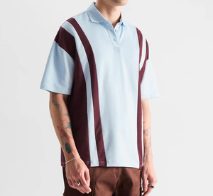 เสื้อโปโลพิมพ์ลายคุณภาพสูงสำหรับผู้ชาย ดีไซน์หรูหรา ปักโลโก้ ผ้าฝ้าย มีไซส์ใหญ่ บริการออกแบบ OEM - Product Image 3