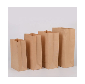 Conception personnalisée de haute qualité sacs d'emballage en papier kraft jetables recyclables et anti-graisse de luxe 50-130 GSM épaisseur en vrac - Product Image 1