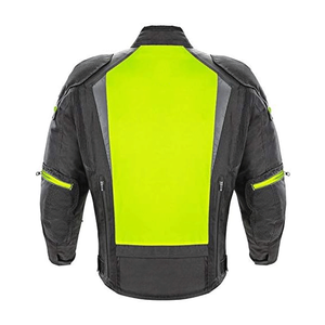 Veste de moto en textile imperméable pour hommes, veste de protection blindée Biker CE, veste de moto noire en vente - Product Image 2