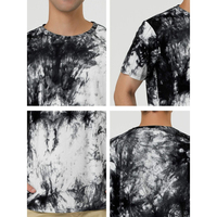 Las camisetas Tie Dye para hombre más vendidas, alta calidad, 100% algodón, diseño de timbre de gran tamaño, tejido térmico, precio bajo