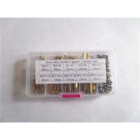 Kit Surtido de Espaciadores/Tuercas de Latón y Acero Inoxidable 304 para PCB M2, M2.5, M3, 200 Piezas, Macho y Hembra, Rosca Hexagonal M3*6mm, Niquelado