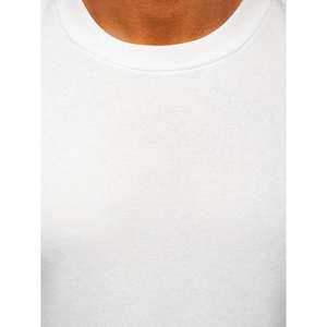 Fournisseur en gros de sweat-shirt en molleton doux et lourd uni pour l'automne, pour les basiques masculins, en coton mélangé, respirant - Product Image 2