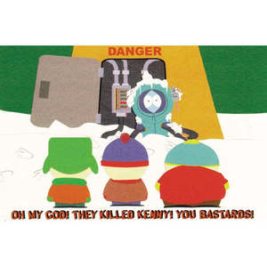 Carte postale South Park en papier résistant - Product Image 1
