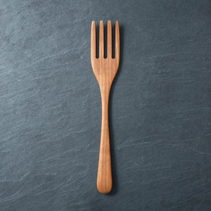 100% natural quality and best design Wood Spoon Fork Salad Fruit Fork Creative Tea Spoon Coffee Spoon - Product Image 4
