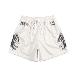 Short en maille pour hommes OEM logo personnalisé décontracté polyester plage course natation basket-ball Gym imprimé grande taille personnalisé short en maille pour hommes - Product Image 6