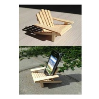 Le complément esthétique en bois du support mobile berce solidement le smartphone permettant une visualisation mains libres pendant la charge