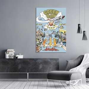 Póster de Green Day Dookie, Estilo de Diseño Moderno, Marco Negro para Decoración de Pared - Product Image 2