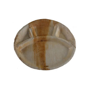 Achetez maintenant des assiettes portionnées jetables en feuilles de palmier pour mariages, événements et restauration au prix de gros - Product Image 1