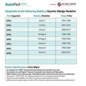 Clips de rembourrage pour Opel - 100 pièces - Product Image 2