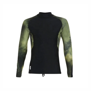 เสื้อรัดรูปแขนยาวลายพรางสำหรับผู้ชาย ซับเหงื่อ แห้งไว เหมาะสำหรับกีฬาต่อสู้ MMA ผลิตจากโพลีเอสเตอร์/ไนลอน ระบายอากาศได้ดี ยืดหยุ่น สำหรับผู้ใหญ่ - Product Image 6