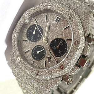 Brand New High Quality Customized Iced Out Lab Grown <b>Watch</b> Stainless Steel Best Quality Diamond <b>Watch</b> <b>for</b> <b>Men</b> - Product Image 6