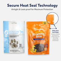 Sachet Doypack Personnalisé en BOPP/AL/PE avec Scellage Thermique, Emballage Plastique Alimentaire pour Friandises d'Entraînement pour Animaux de Compagnie