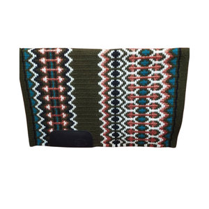 Venta al por mayor de cómodas almohadillas de Manta occidental para SILLÍN decorativo de lana de algodón forro de lana metálica relleno de poliéster para montar a caballo - Product Image 3