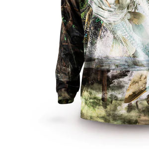 Camisas de Pesca con Capucha para Hombre, de Manga Larga, Transpirables, de Secado Rápido, de Poliéster de Alto Rendimiento, en Oferta - Product Image 2