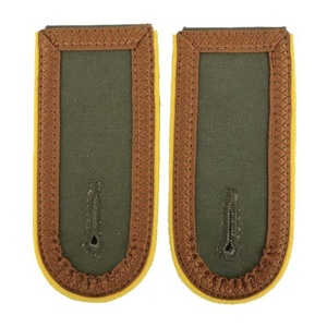 Fournisseur d'usine OEM : Épaulettes d'uniforme personnalisées haut de gamme brodées avec fixation auto-agrippante pour vêtements uniformes - Product Image 1