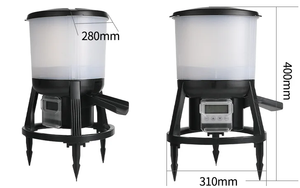 Alimentatore automatico di grandi batterie al litio per laghetto di pesci - Product Image 2