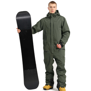 Traje de Esquí Personalizado con Logotipo para Hombre, Chaqueta de Esquí con Capucha para Hombre, Ropa de Esquí y Snowboard para Invierno - Product Image 1