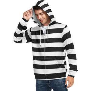 Couleur de la peau Logo personnalisé 400 Gsm haute qualité coton polaire à capuche fermeture éclair hommes vestes avec poche - Product Image 4