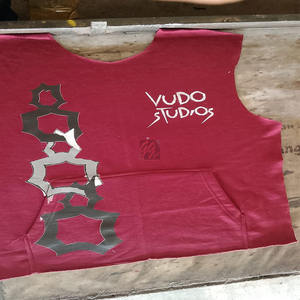 Conjunto de Sudadera y Pantalones para Hombre, Algodón Grueso, Sudadera Corta Holgada con Logotipo Serigrafiado, Pantalones Acampanados de Corte Regular - Product Image 2