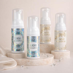 Paquete Premium OEM con Logotipo Personalizado, Champú para Pestañas de Marca Privada, Limpiador Espumoso para Párpados 50ml 100ml 200ml, Desmaquillante Premium - Product Image 1