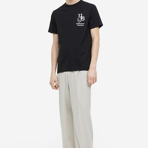 Algodón de alta calidad personalizado para la impresión de camisetas de gran tamaño de peso pesado en blanco diseñador al por mayor - Product Image 2