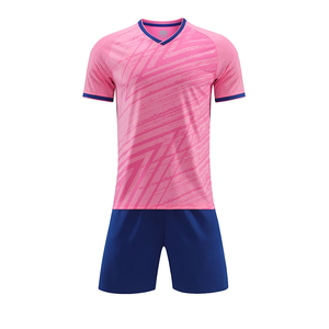 Wholesale 2025 Soccer Uniform Sets Heat-Transfer 100% Polyester Breathable Lightweight Custom Football Shirts All Seasons - Product Image 5