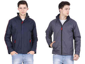 Blouson d'aviateur matelassé pour hommes OEM col montant veste d'hiver avec fermeture à glissière imperméable tissu noir uni duvet taille XL - Product Image 4