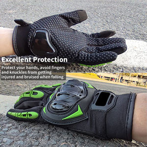 Guantes de carreras de motos Guantes transpirables de dedo completo para montar en moto con pantalla táctil - Product Image 2